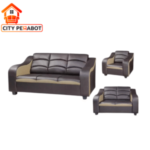 Stylish Leather Sofa for Living Room – Elegant, Durable & Comfortable Seating